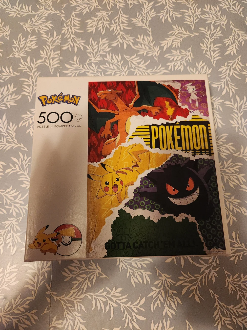 Pokémon 500-Piece Puzzle Featuring Pikachu, Charizard & Gengar